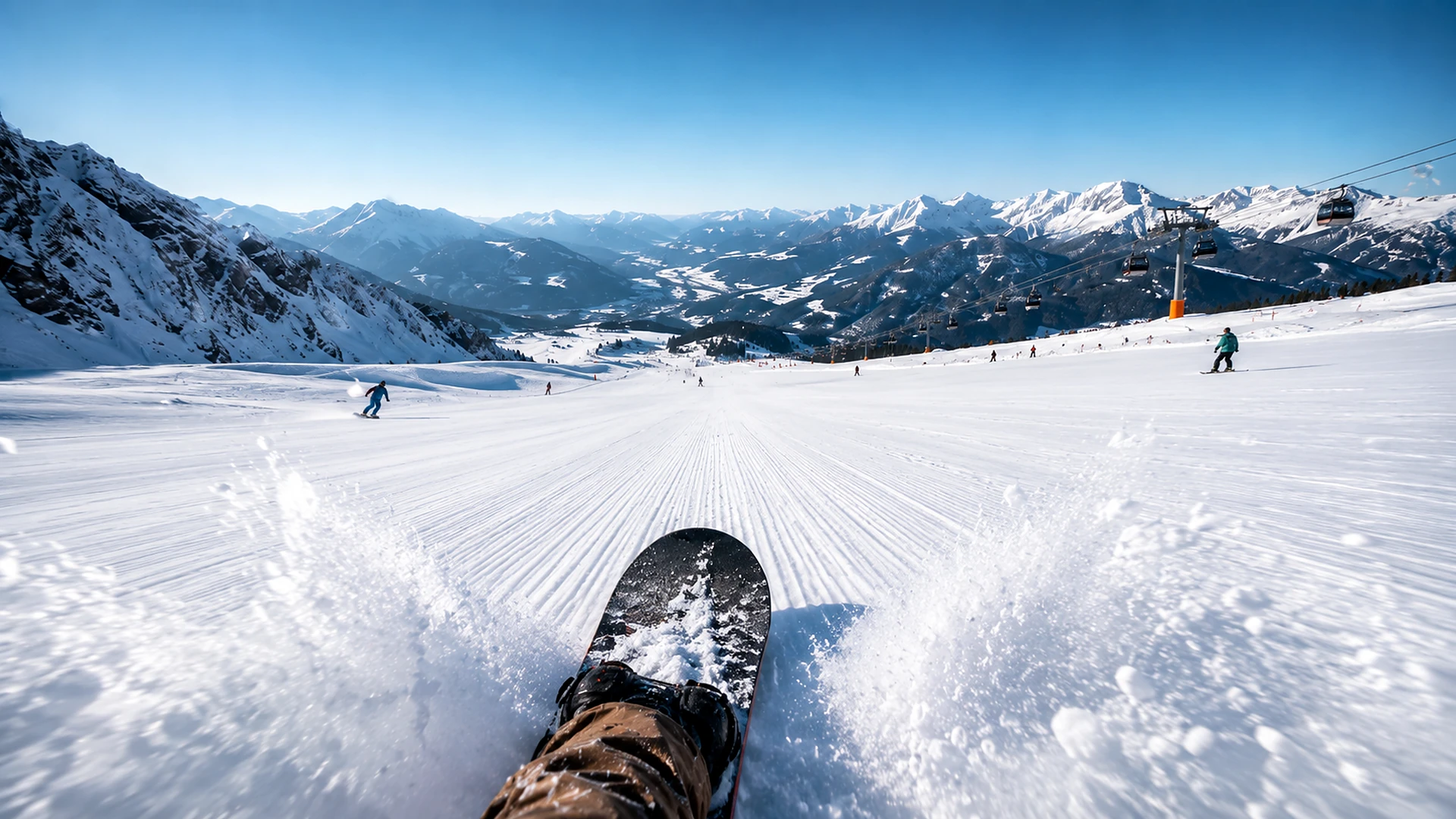 snowboarding